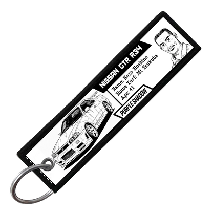 "KOZO DRIVER STATS" CUSTOM KEY TAG