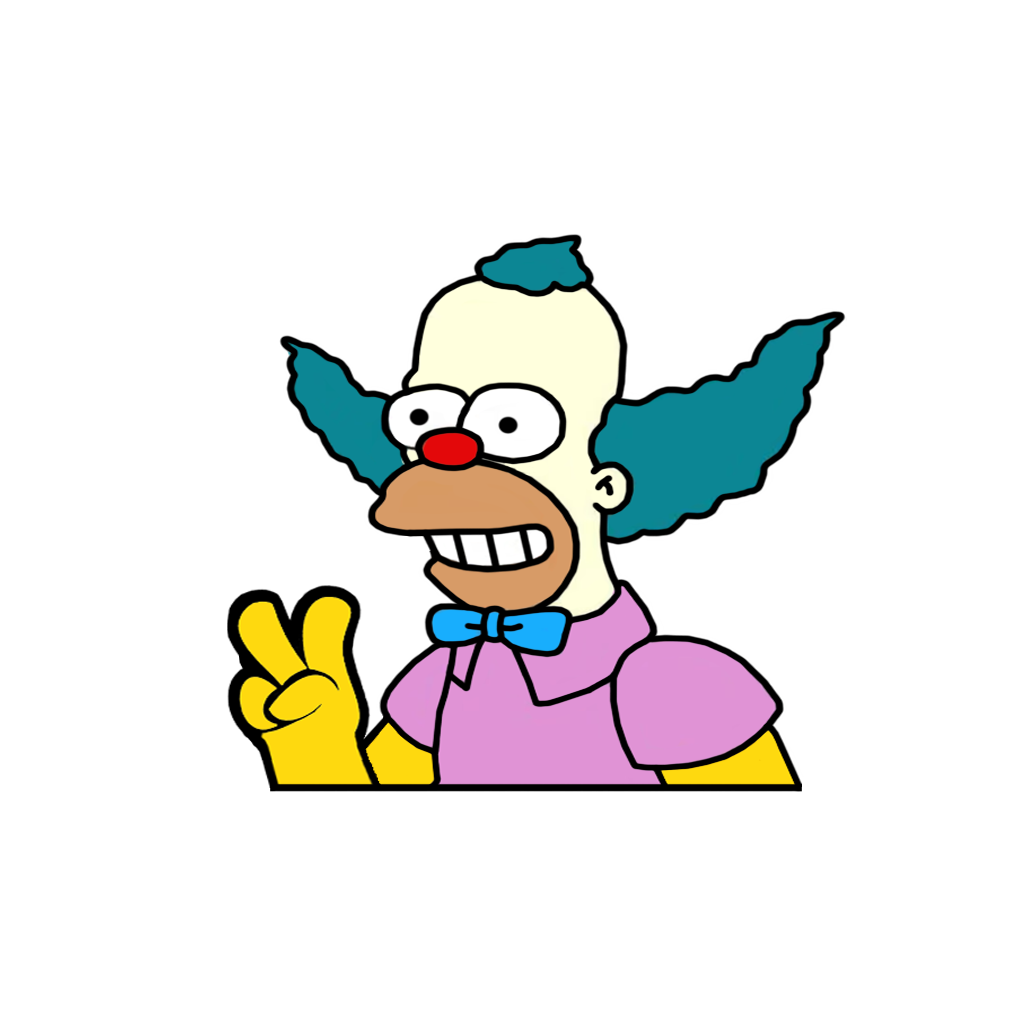 "KRUSTY" SIMPSON WINDOW PEEKER