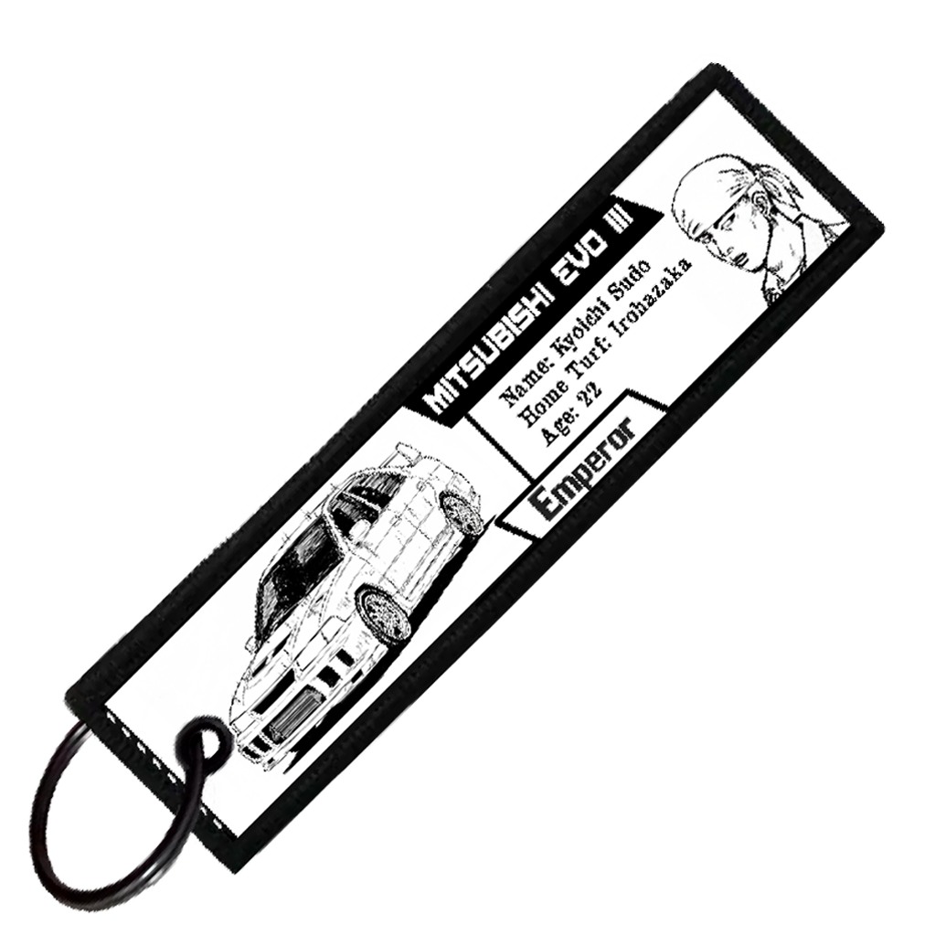 "KYOICHI DRIVER STATS" CUSTOM KEY TAG