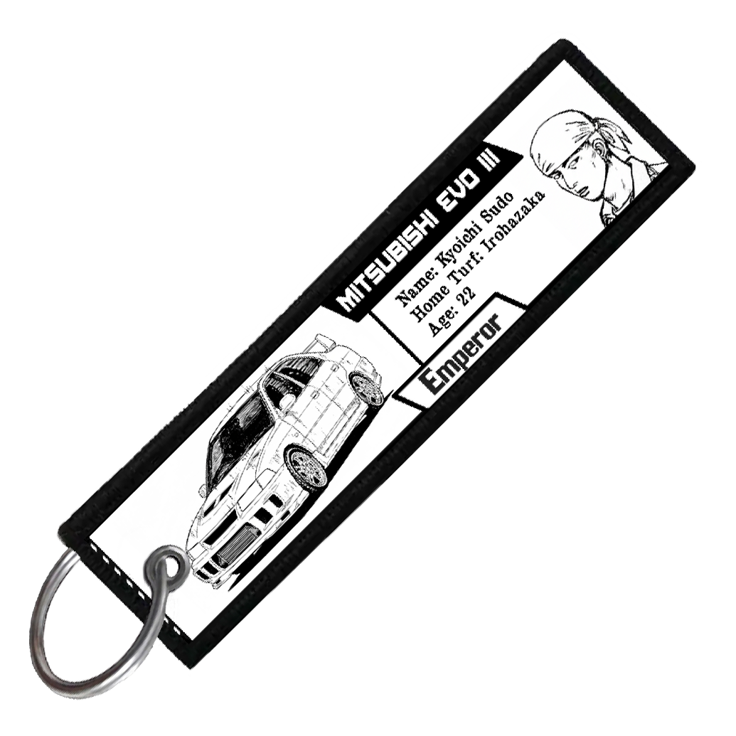 "KYOICHI DRIVER STATS" CUSTOM KEY TAG