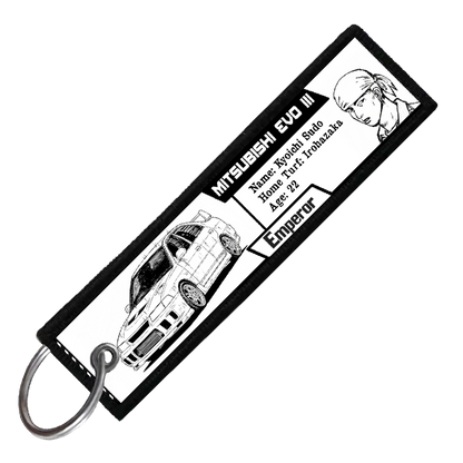 "KYOICHI DRIVER STATS" CUSTOM KEY TAG