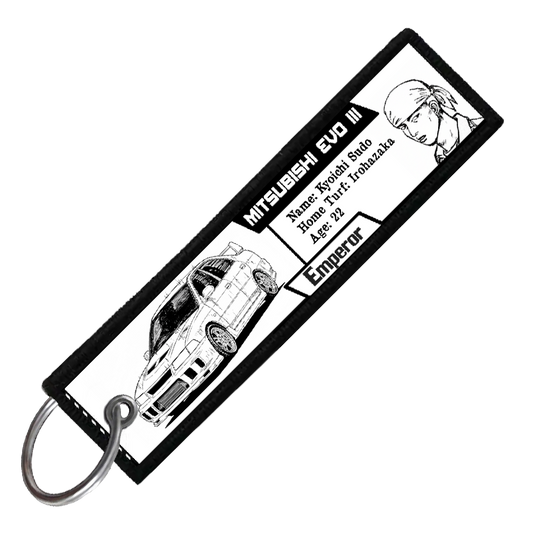 "KYOICHI DRIVER STATS" CUSTOM KEY TAG