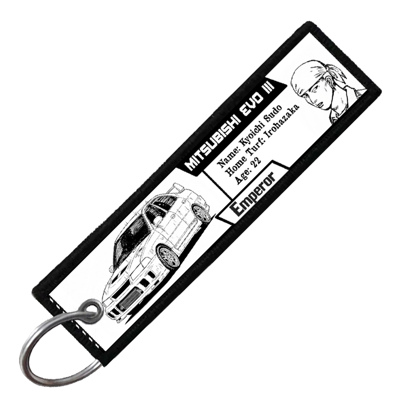"KYOICHI DRIVER STATS" CUSTOM KEY TAG