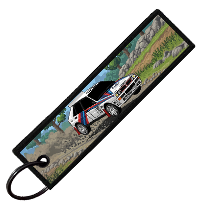 "LANCIA 8-BIT RALLY" CUSTOM KEY TAG