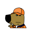 "LANDO F1" CHILL GUY WINDOW PEEKER