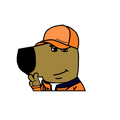 "LANDO F1" CHILL GUY WINDOW PEEKER