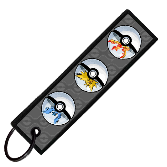 "LEGENDARY BIRDS POKEBALL EVO" CUSTOM KEY TAG