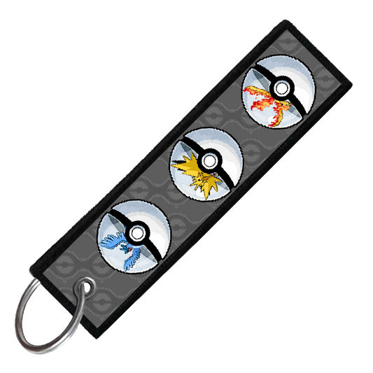 "LEGENDARY BIRDS POKEBALL EVO" CUSTOM KEY TAG