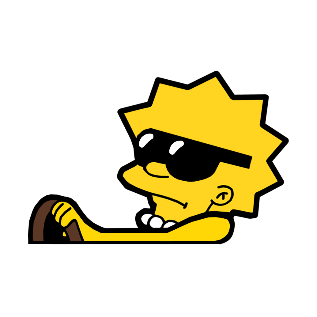 "LISA" SIMPSON MOBBIN PEEKER