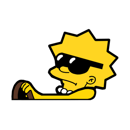 "LISA" SIMPSON MOBBIN PEEKER