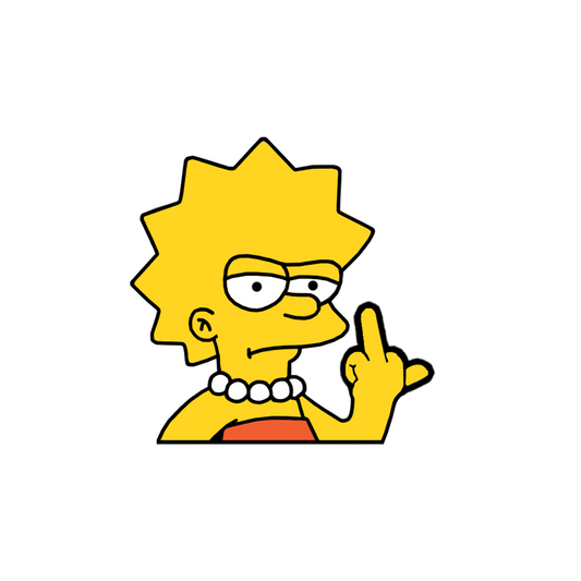 "LISA" SIMPSON WINDOW PEEKER