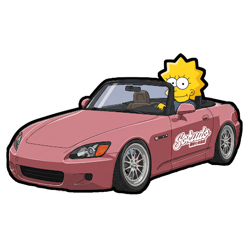 "S2K LISA" SIMPSON DECAL