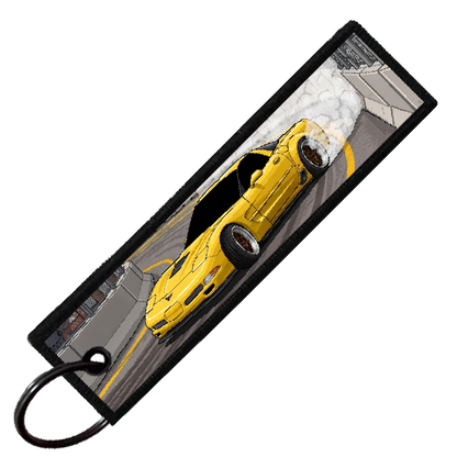 "LONG BEACH 8-BIT DRIFTERS" CUSTOM KEY TAG