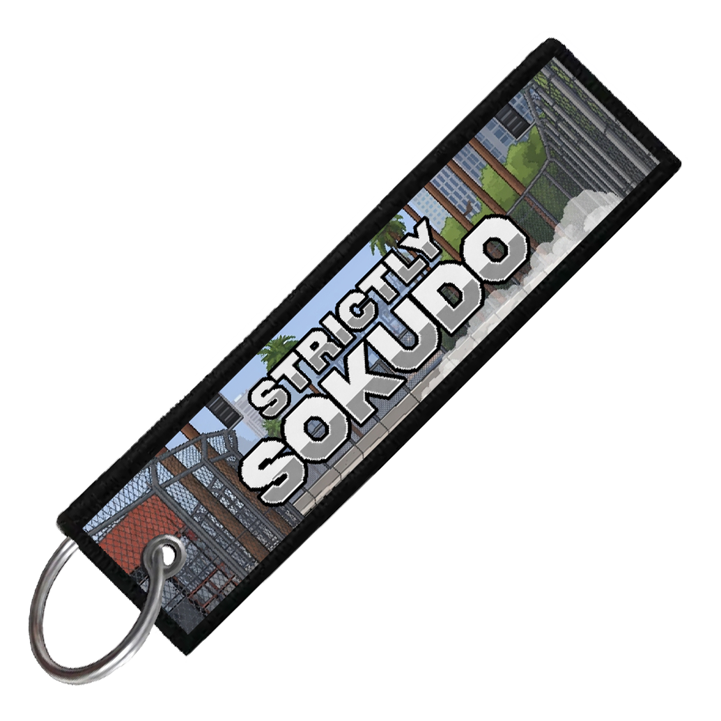 "LONG BEACH 8-BIT DRIFTERS" CUSTOM KEY TAG