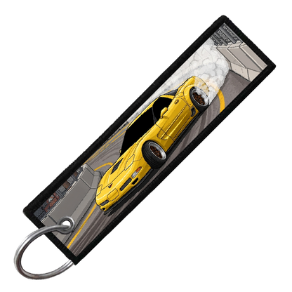 "LONG BEACH 8-BIT DRIFTERS" CUSTOM KEY TAG