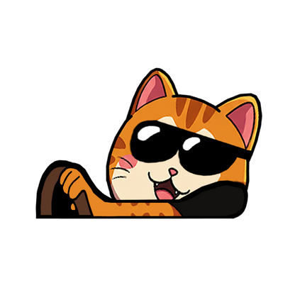 "LUCKY CAT" JAPAN CULTURE MOBBIN PEEKERS