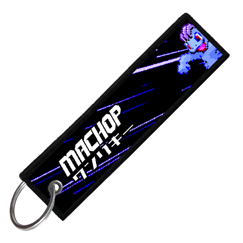 "JAPANESE MACHOP" CUSTOM KEY TAG