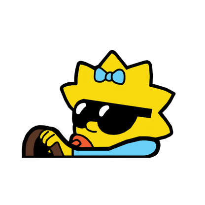 "MAGGIE" SIMPSON MOBBIN PEEKER