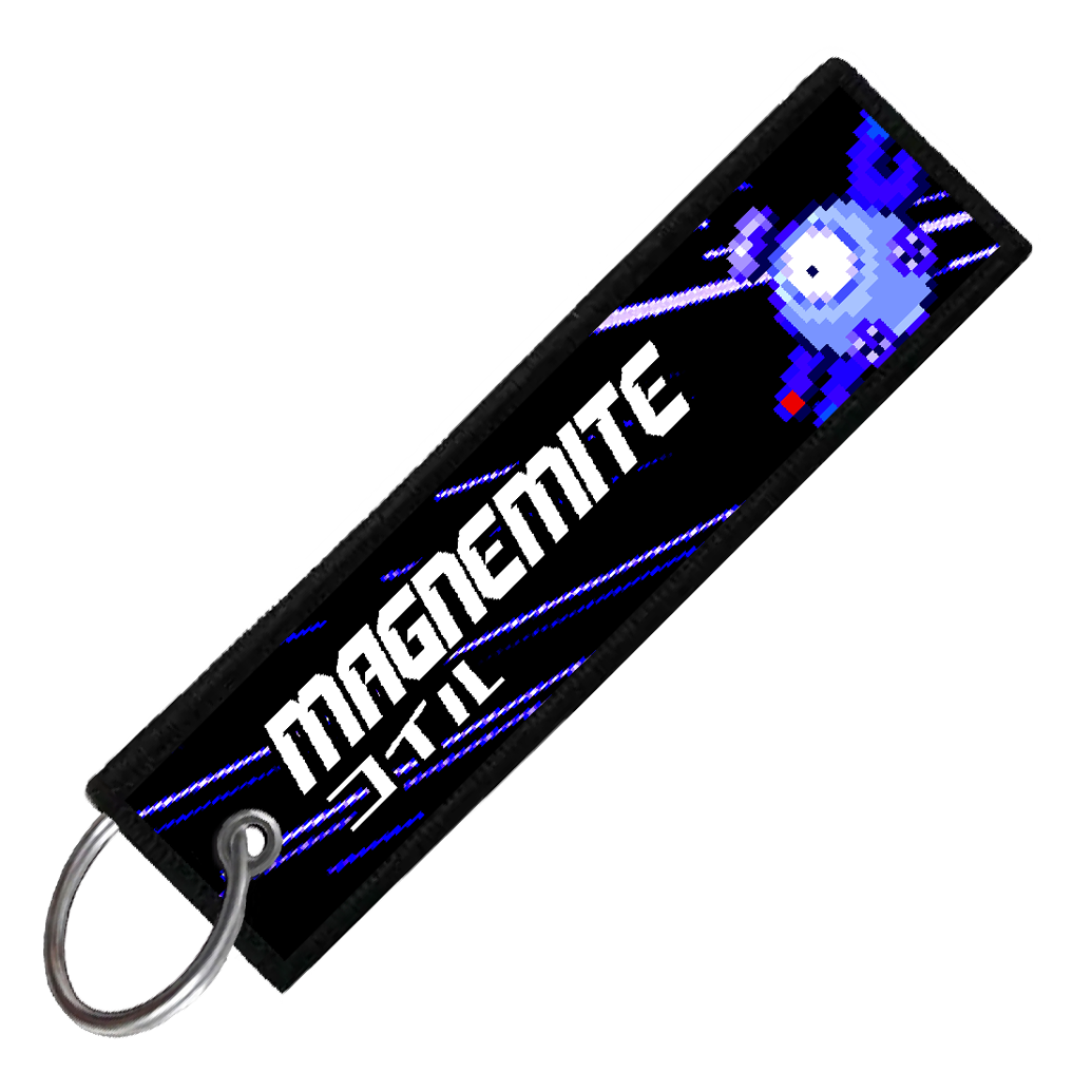 "JAPANESE MAGNEMITE" CUSTOM KEY TAG
