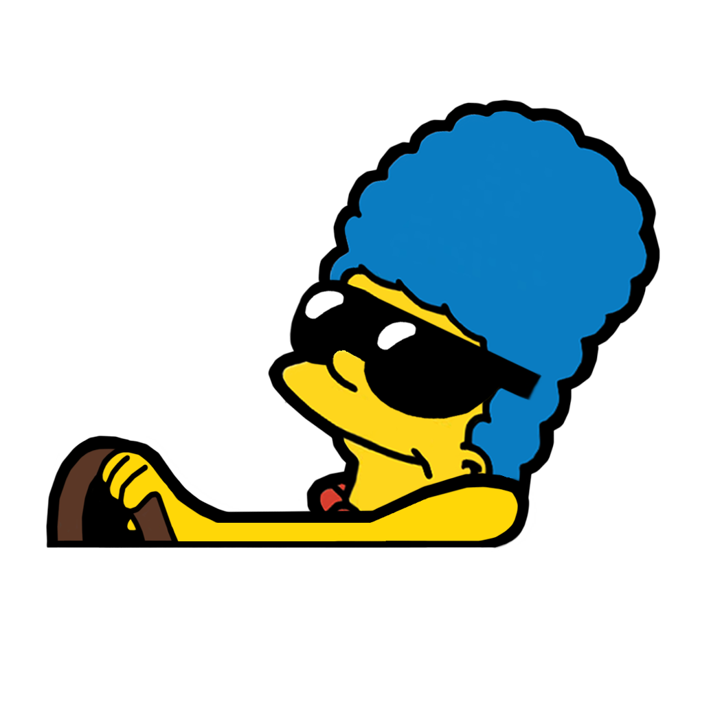 "MARGE" SIMPSON MOBBIN PEEKER