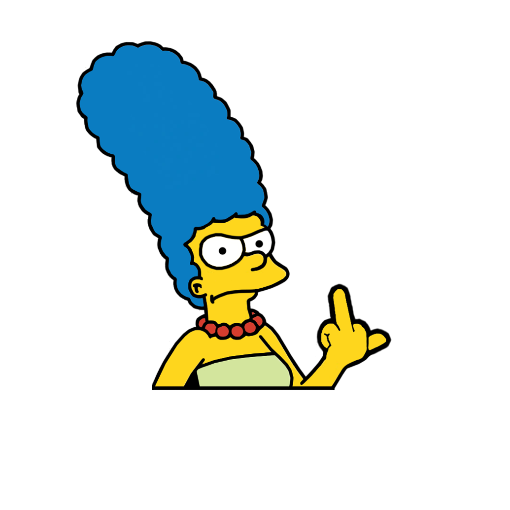 "MARGE" SIMPSON WINDOW PEEKER