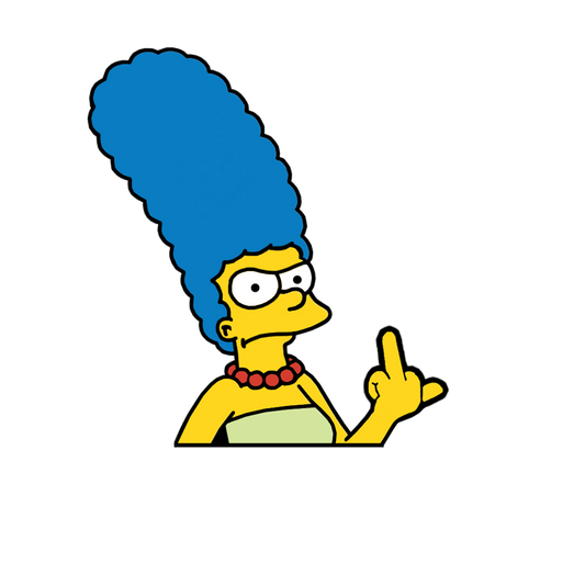 "MARGE" SIMPSON WINDOW PEEKER