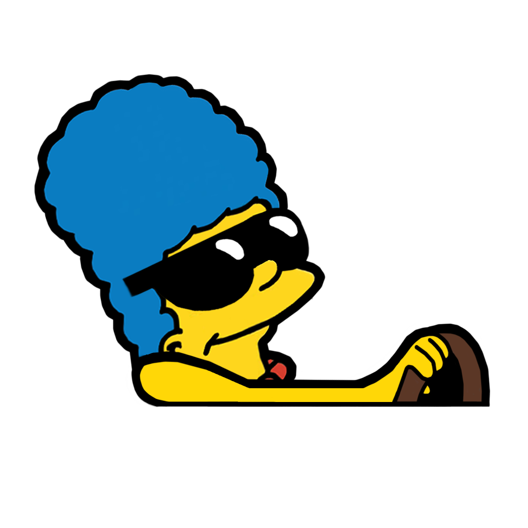 "MARGE" SIMPSON MOBBIN PEEKER