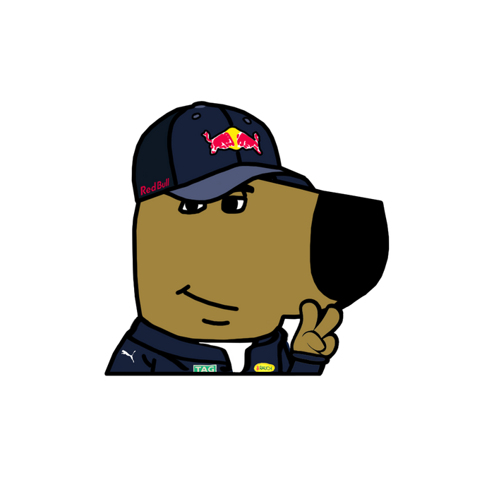 "MAX F1" CHILL GUY WINDOW PEEKER