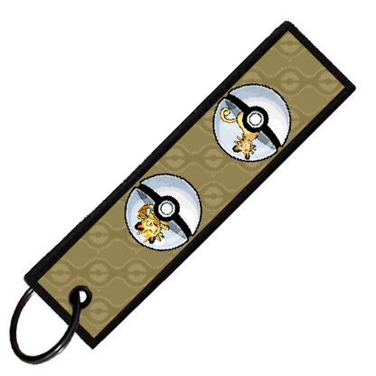 "MEOWTH POKEBALL EVO" CUSTOM KEY TAG