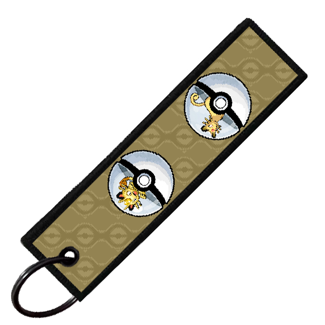 "MEOWTH POKEBALL EVO" CUSTOM KEY TAG