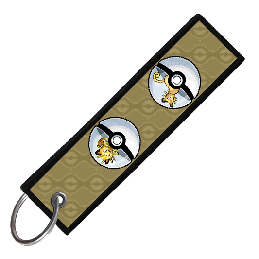 "MEOWTH POKEBALL EVO" CUSTOM KEY TAG