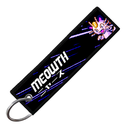 "JAPANESE MEOWTH" CUSTOM KEY TAG