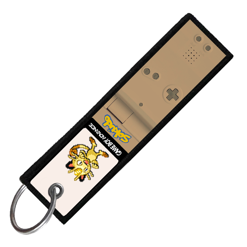 "MEOWTH GAMEBOY" CUSTOM KEY TAG