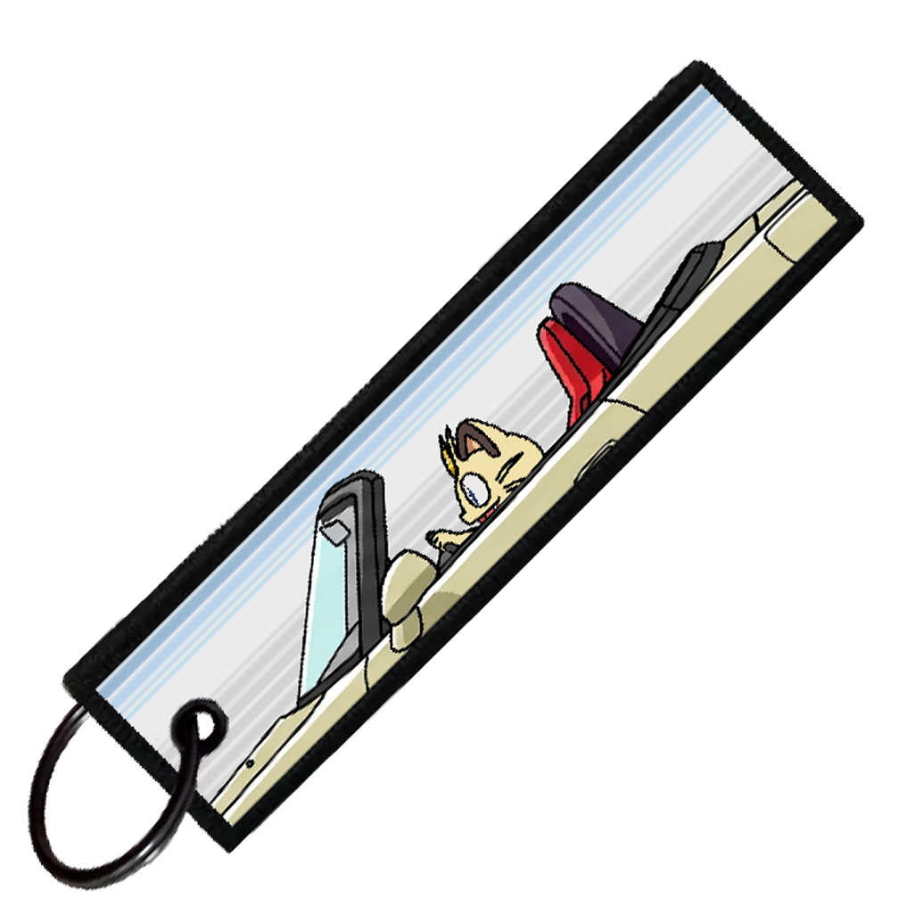 "MEOWTH CRUISER" CUSTOM KEY TAG