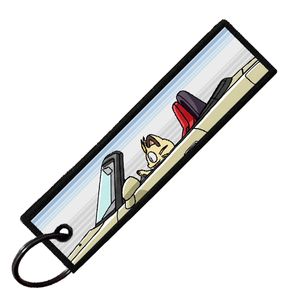 "MEOWTH CRUISER" CUSTOM KEY TAG