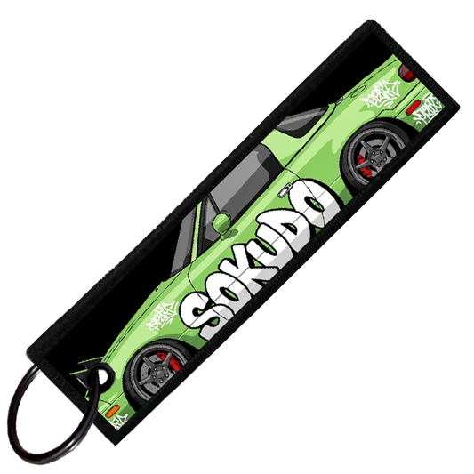 "MAZDA MIATA GRAFFITI GARAGE" Custom Key Tag