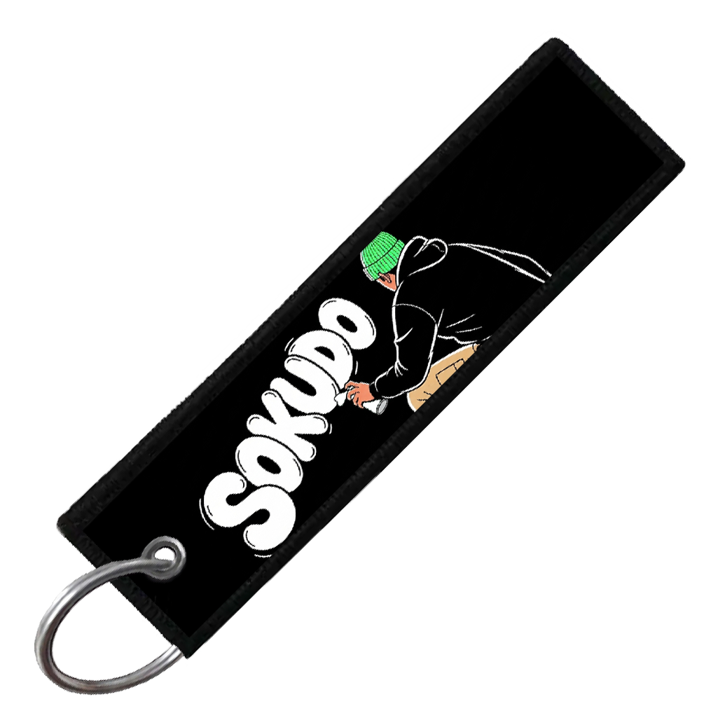 "MAZDA MIATA GRAFFITI GARAGE" Custom Key Tag