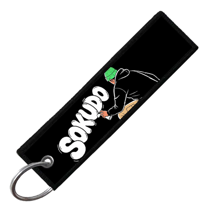 "MAZDA MIATA GRAFFITI GARAGE" Custom Key Tag