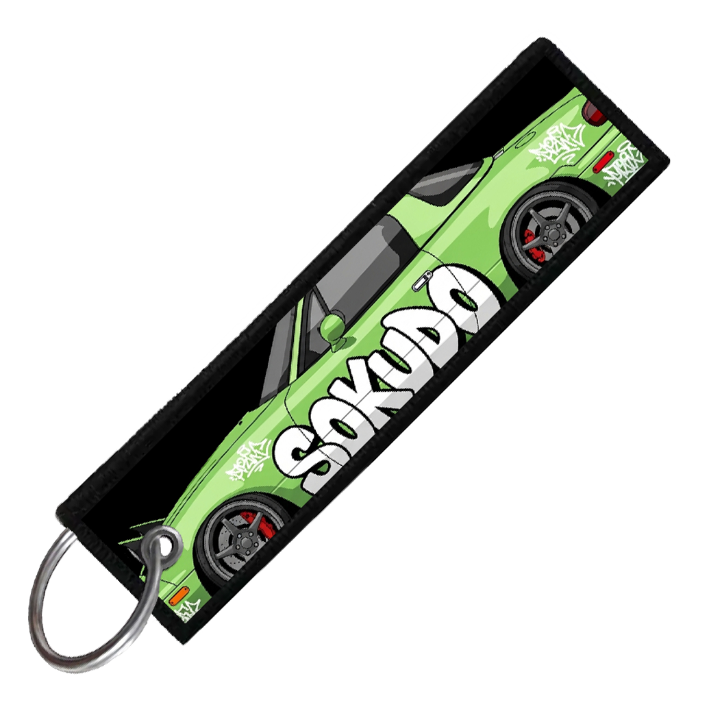 "MAZDA MIATA GRAFFITI GARAGE" Custom Key Tag