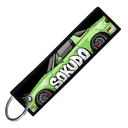 "MAZDA MIATA GRAFFITI GARAGE" Custom Key Tag