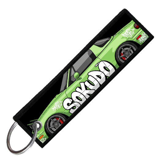 "MAZDA MIATA GRAFFITI GARAGE" Custom Key Tag