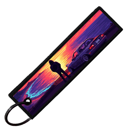 "MIATA SLAMMED SUNSET" CUSTOM KEY TAG