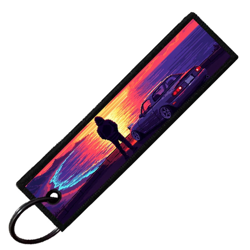 "MIATA SLAMMED SUNSET" CUSTOM KEY TAG
