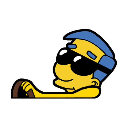 "MILHOUSE" SIMPSON MOBBIN PEEKER
