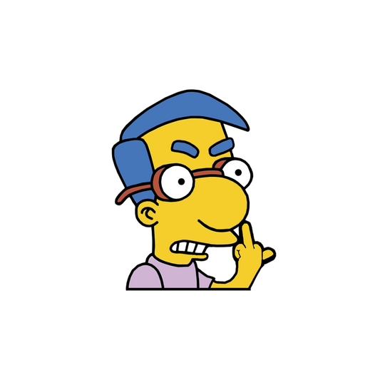 "MILHOUSE" SIMPSON WINDOW PEEKER