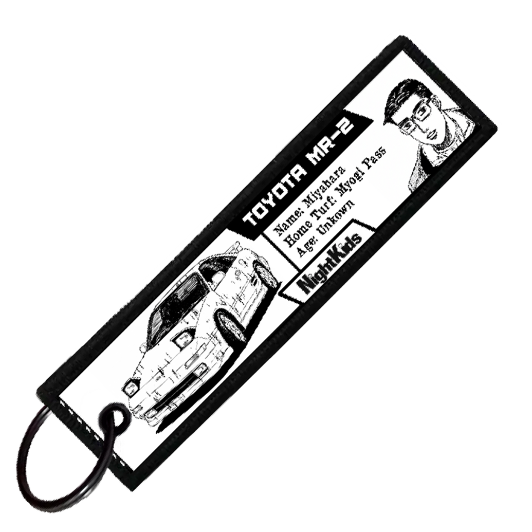 "MIYAHARA DRIVER STATS" CUSTOM KEY TAG