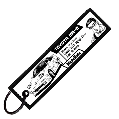 "MIYAHARA DRIVER STATS" CUSTOM KEY TAG