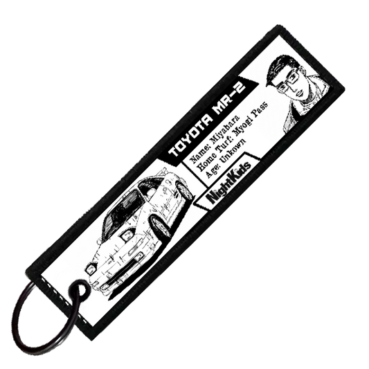 "MIYAHARA DRIVER STATS" CUSTOM KEY TAG