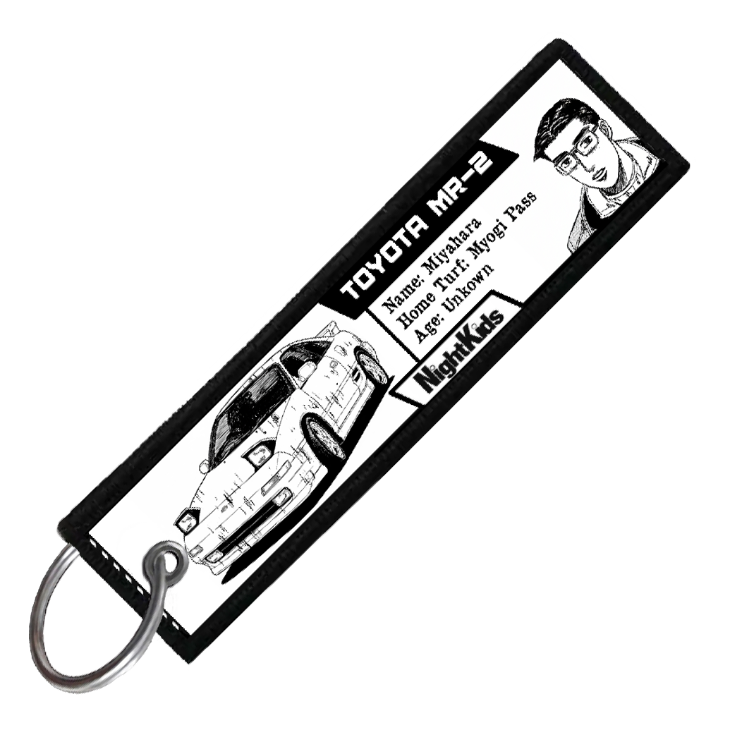 "MIYAHARA DRIVER STATS" CUSTOM KEY TAG