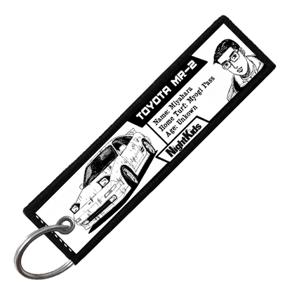 "MIYAHARA DRIVER STATS" CUSTOM KEY TAG